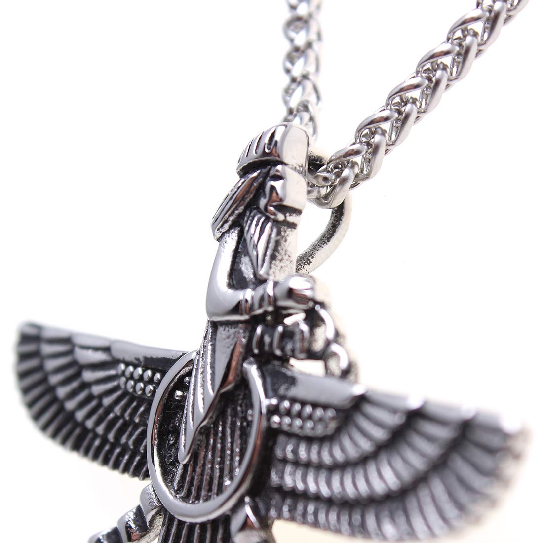 Large Farvahar Necklace Iranian Persian Art Iran Faravahar Necklace