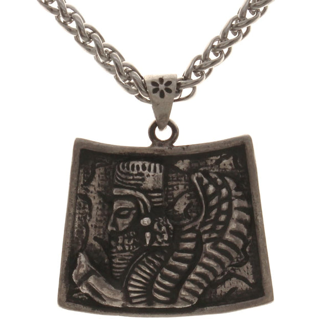 Sterling Silver Persian Iranian Wiged King Darius The Great