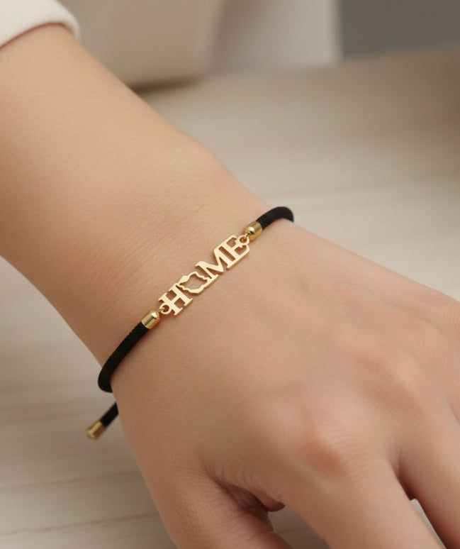 0 Farsi Iran map home Bracelet
