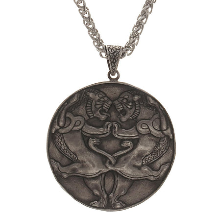 Sterling Silver Iranian Persian Necklace Achaemenid Lion Necklace