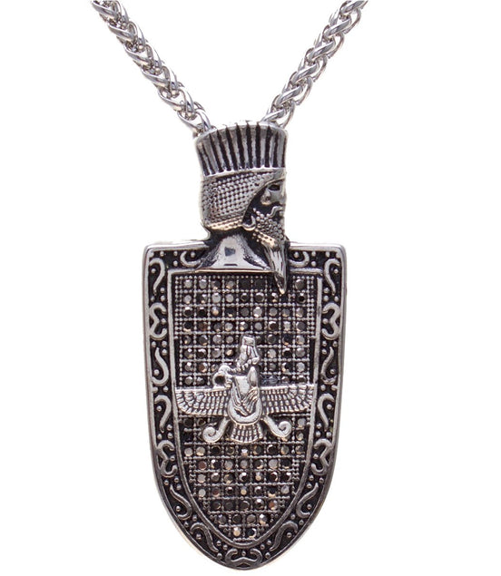 Cyrus The Great Farvahar Necklace Chain Persian King Necklace