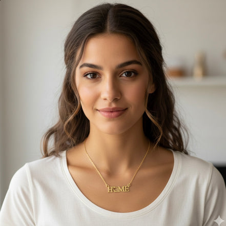 0 Iran Map Home Necklace Chain