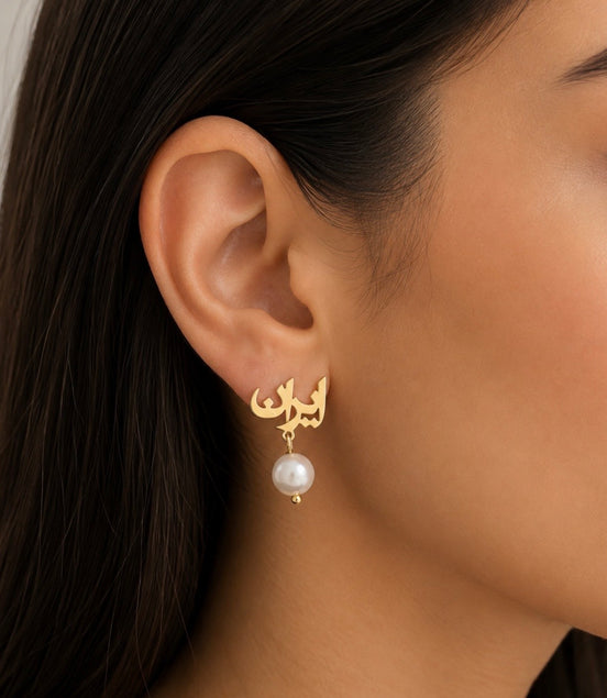 1 Iran Map Pin Earrings