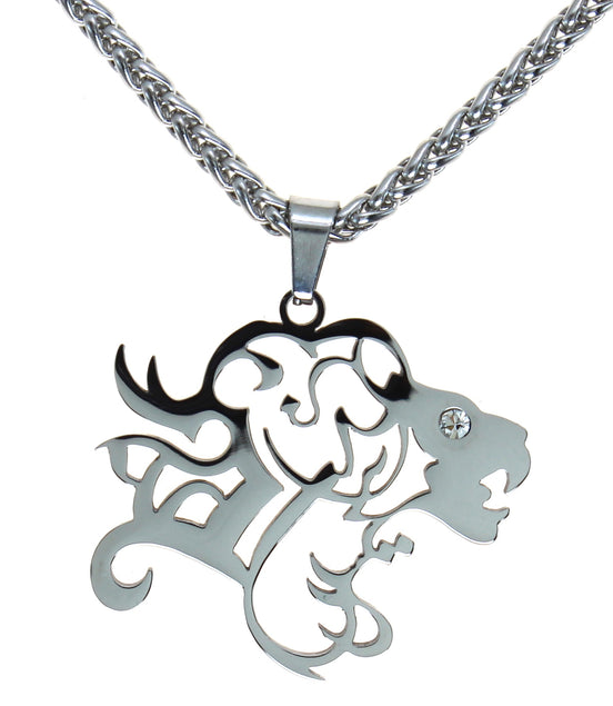 0 Iranian Persian Lion and Iran Necklace