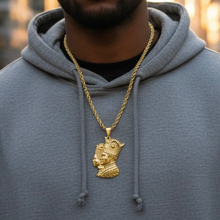 Iranian Persian Pahlavi King and Queen Necklace