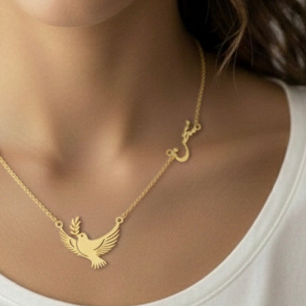 0 Iranian Persian Freedom Dove Azadi Necklace