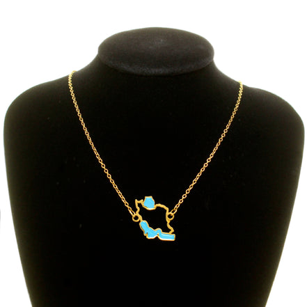 1 Iran map necklace Choker