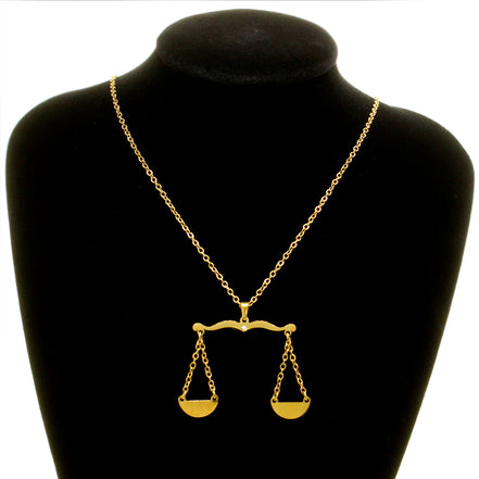 1 Shahbanoo Farah Pahlavi The scales of justice necklace