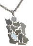 1 Iran map Necklace
