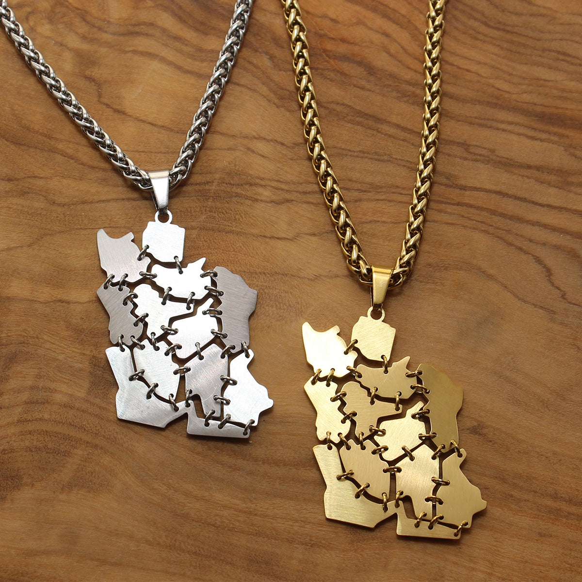 1 Iran map Necklace