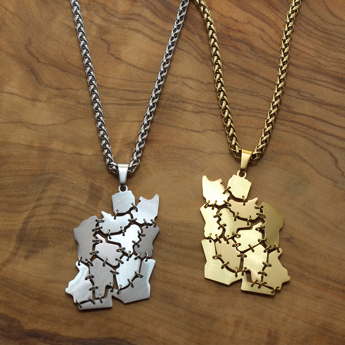 1 Iran map Necklace