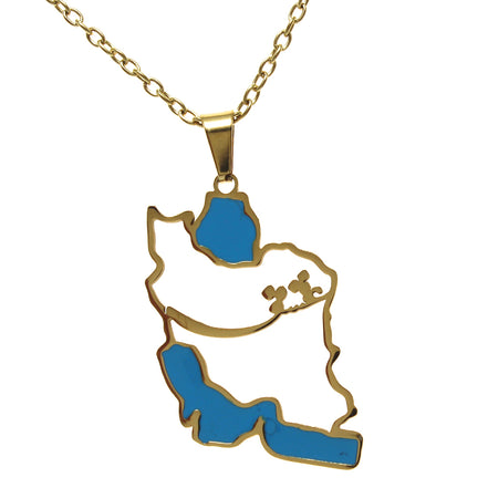 1 Iran map and Eshgh Necklace Chain