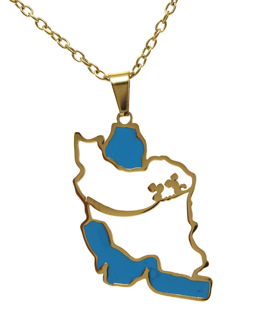 1 Iran map and Eshgh Necklace Chain