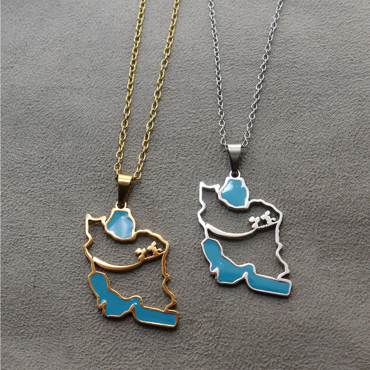 1 Iran map and Eshgh Necklace Chain