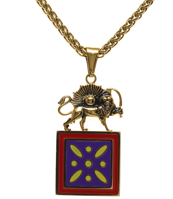 Dreafsh Kaviani Flag Necklace