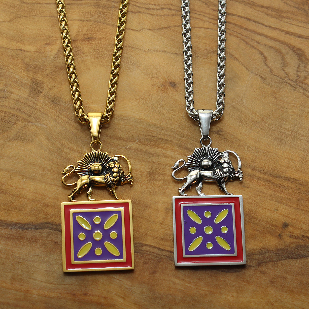 Dreafsh Kaviani Flag Necklace