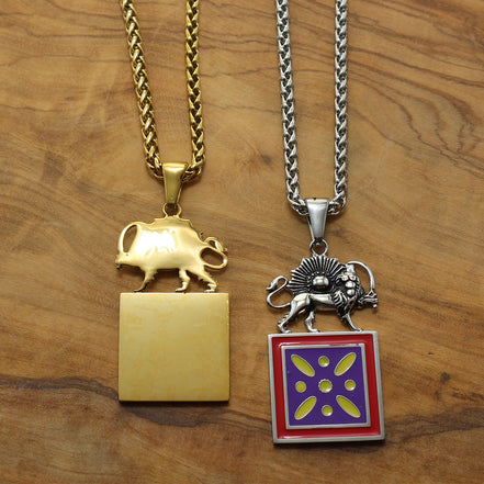 Dreafsh Kaviani Flag Necklace