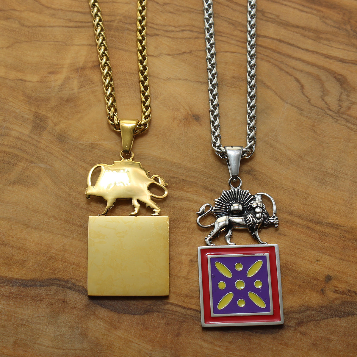 Dreafsh Kaviani Flag Necklace