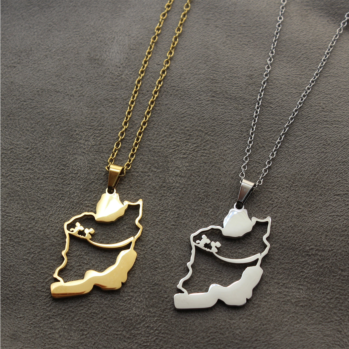 1 Iran map and Eshgh Necklace Chain