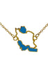 1 Iran map necklace Choker