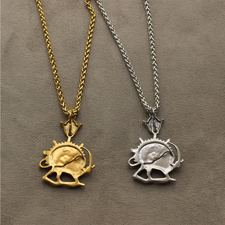 1 Iranian Persian Pahlavi Lion and sun Shiro Khorshid Crown Necklace