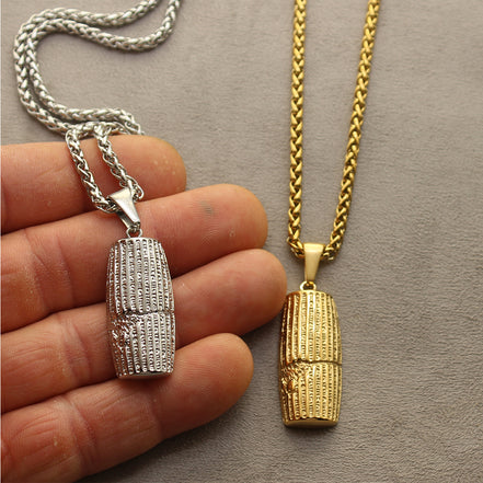 1 Small Cyrus The Great human right cylinder necklace