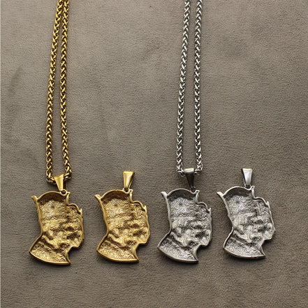 Iranian Persian Pahlavi King and Queen Necklace