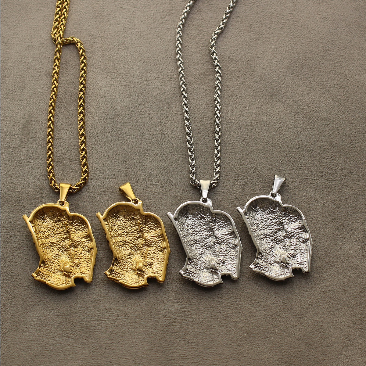 1 Iranian Persian Kings Cyrus the Great and Mohammadreza Shah Pahlavi Necklace