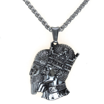 1 Iranian Persian Kings Cyrus the Great and Mohammadreza Shah Pahlavi Necklace