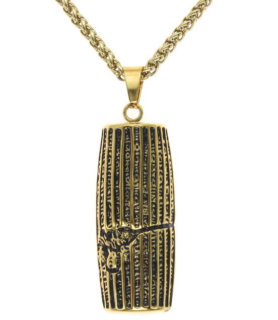 1 Large Cyrus The Great human right cylinder necklace