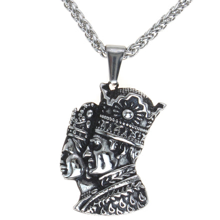 Iranian Persian Pahlavi King and Queen Necklace