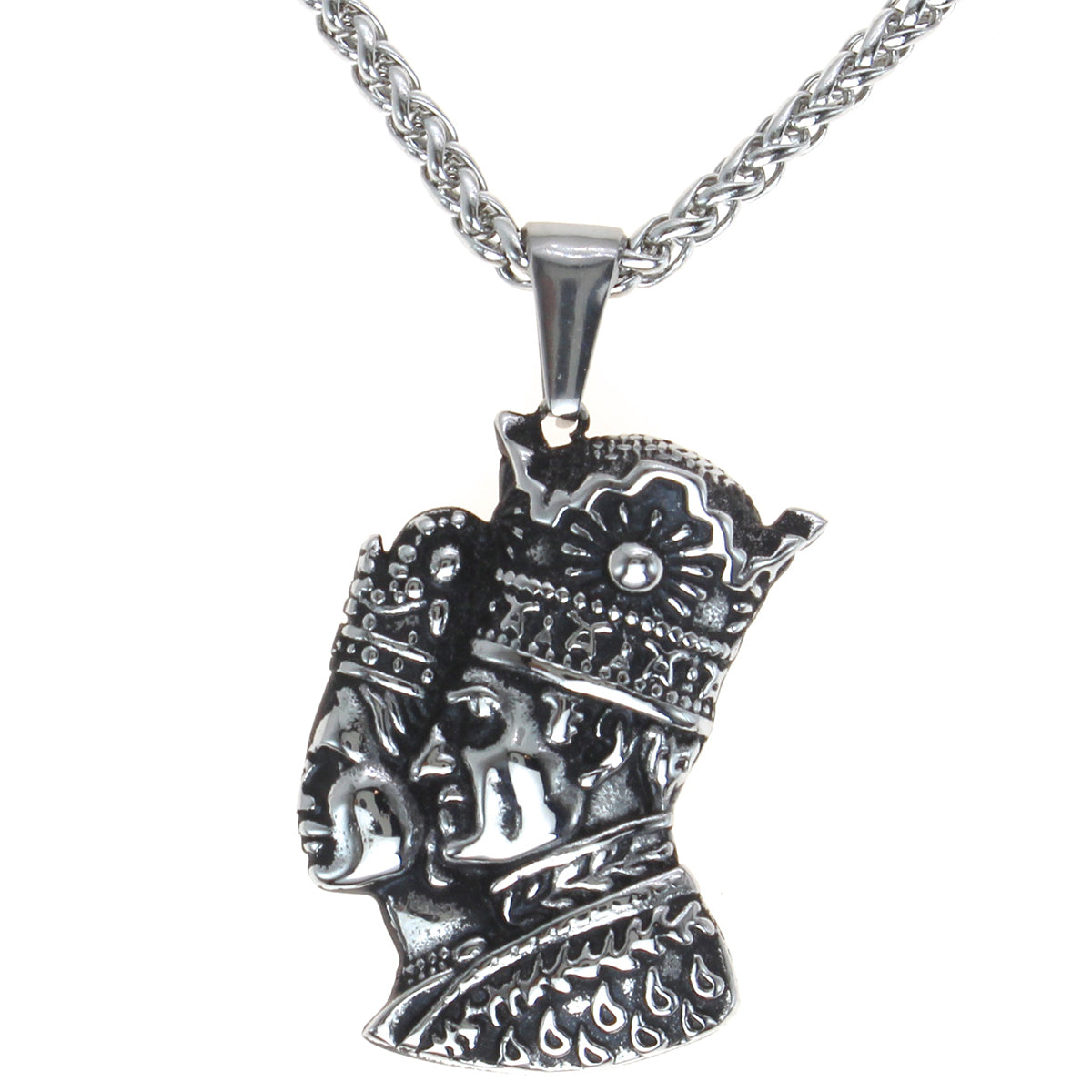 Iranian Persian Pahlavi King and Queen Necklace