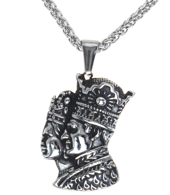 Iranian Persian Pahlavi King and Queen Necklace