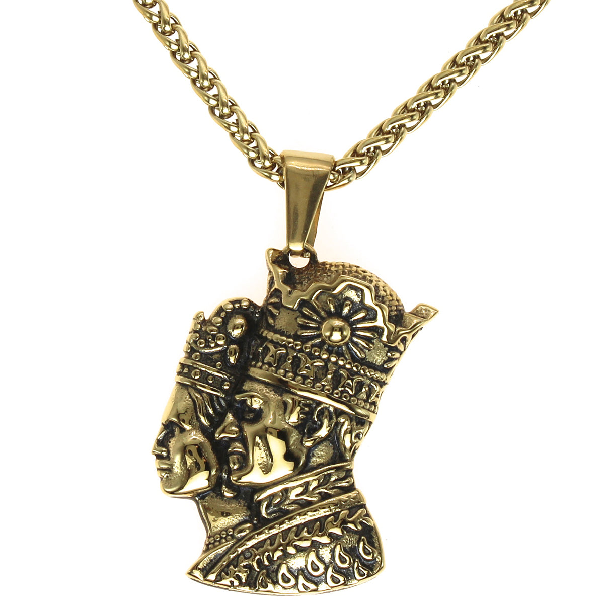 Iranian Persian Pahlavi King and Queen Necklace