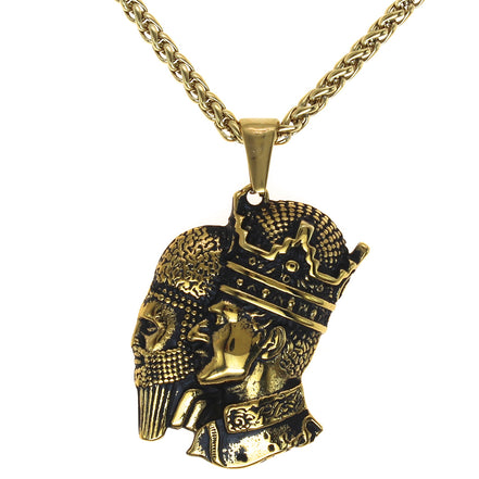 1 Iranian Persian Kings Cyrus the Great and Mohammadreza Shah Pahlavi Necklace