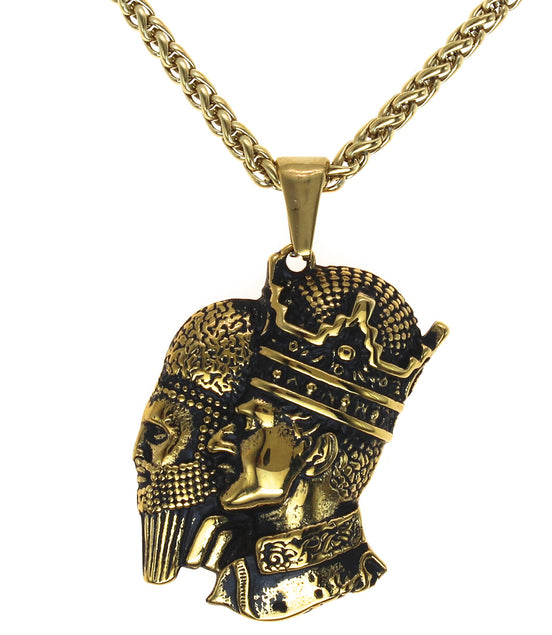 1 Iranian Persian Kings Cyrus the Great and Mohammadreza Shah Pahlavi Necklace