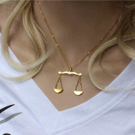 1 Shahbanoo Farah Pahlavi The scales of justice necklace