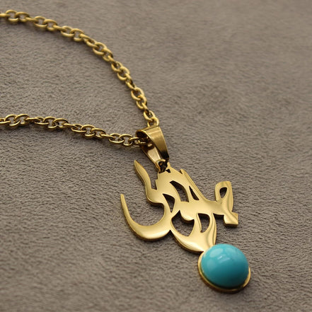 Iranian Persian Farsi Poem Necklace Pendant Chain