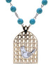 Gold Plated Brass Sterling Silver Morgh Morghe Amin Shahrzad Necklace Persian Gift