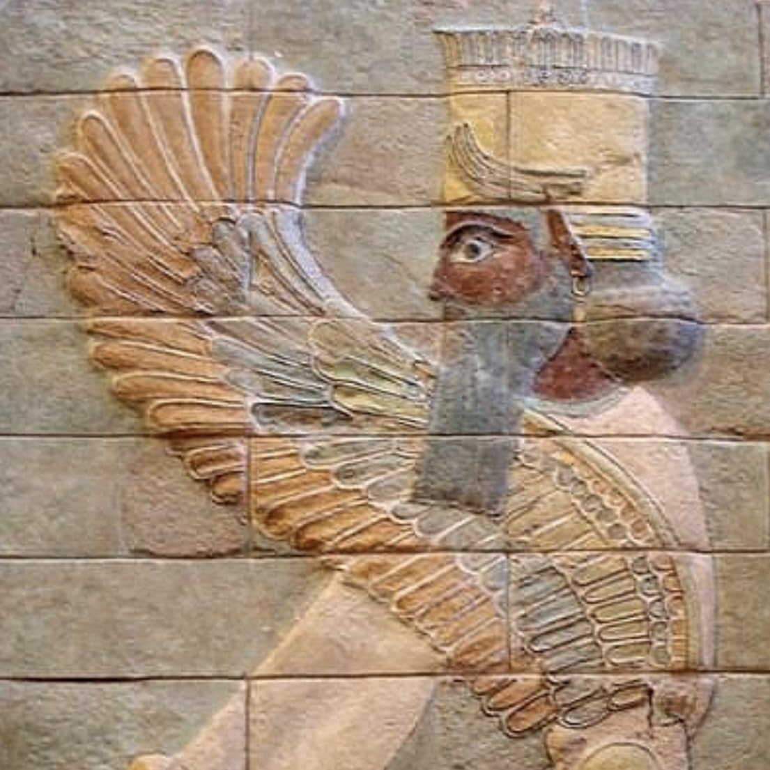 Sterling Silver Persian Iranian Wiged King Darius The Great