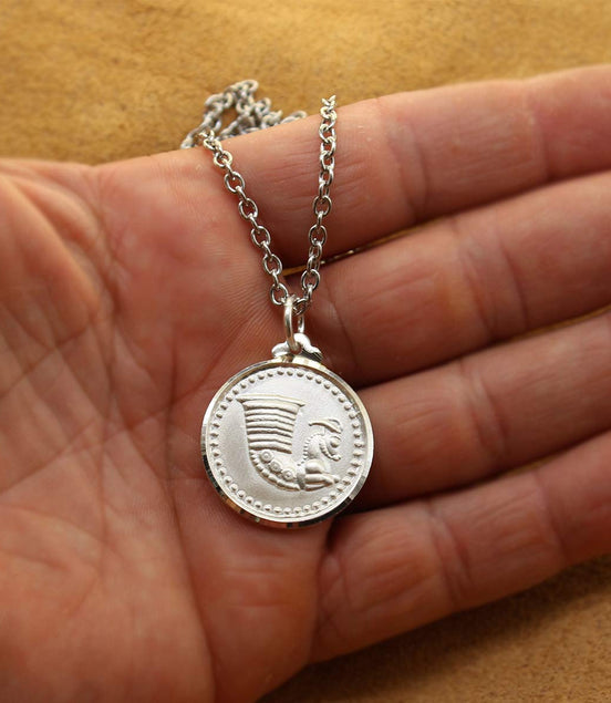 Iranian Persian Ancient Achaemenid Capricorn Rhyton Necklace