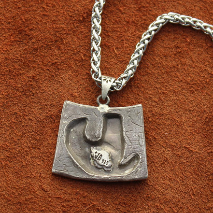 Sterling Silver Persian Iranian Wiged King Darius The Great