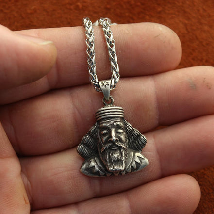 Sterling Silver Persian Iranian Necklace Zartosht Zarathustra Necklace Chain
