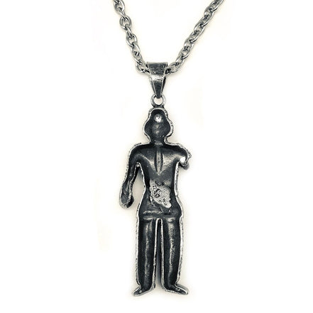 Sterling Silver Persian Parthian Hero Soorena Necklace Pendant