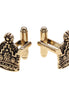 Iranian Persian Pahlavi Kingdom Crown Cufflinks Art Persia Farsi Gift