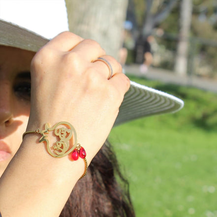 Iranian Persian Farsi Poem Bracelet Love Farsi Bracelet Gift