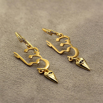 Iranian Persian Parsi Farsi Life Zendegi Earrings Set