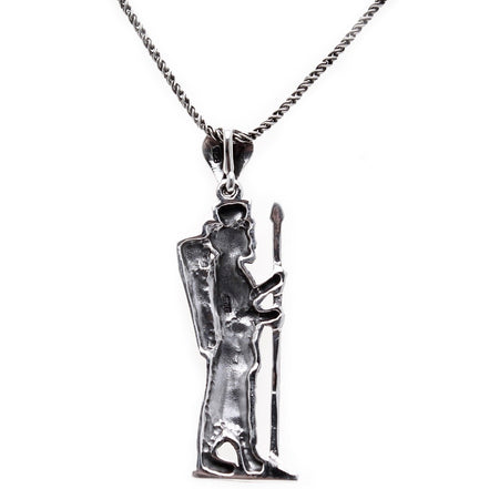 Sterling Siver 925 Persian Soldier Necklace Persia Gift Art