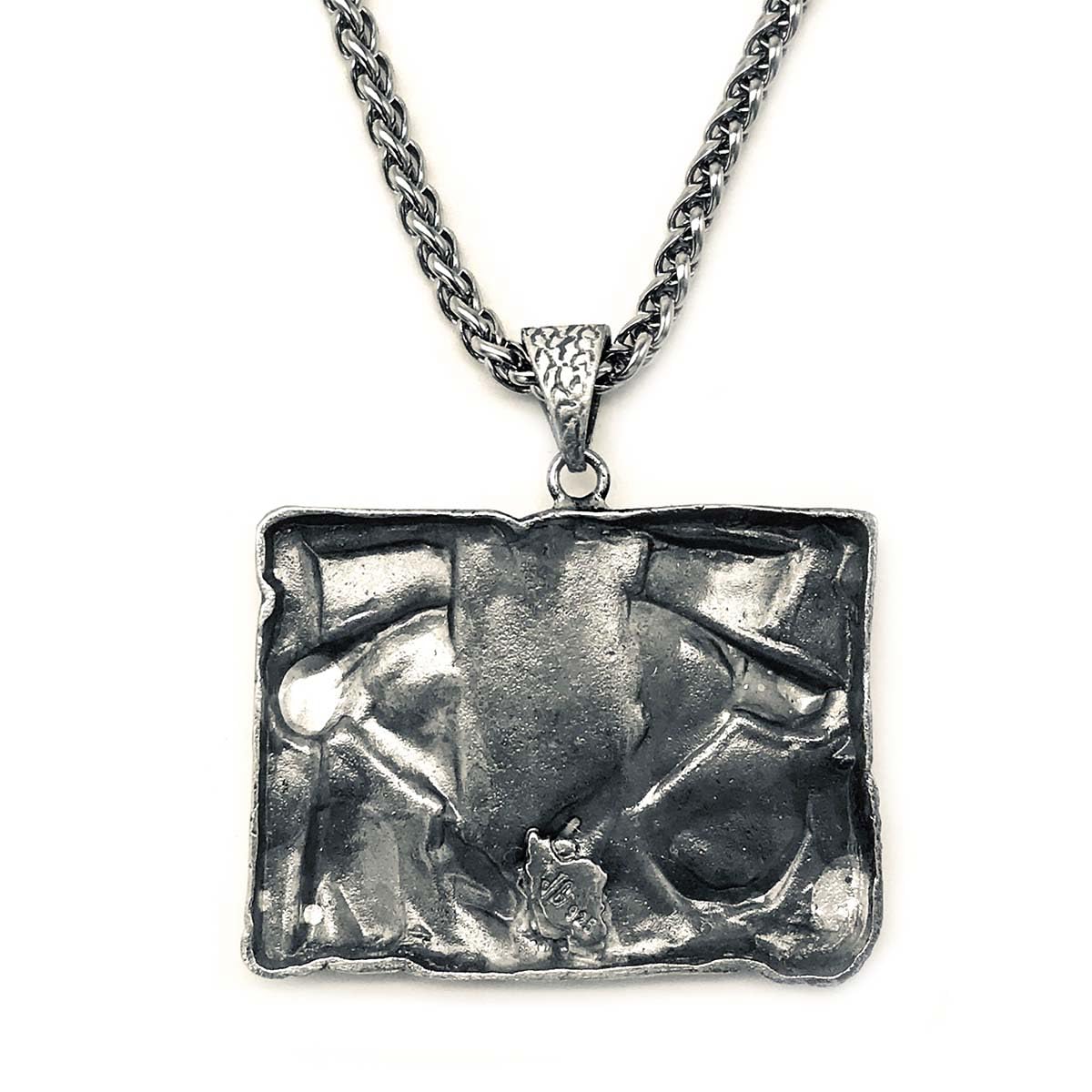 Asoodehdelan Sterling Silver Persian Achaemenid Kings Necklace Pendant Gift