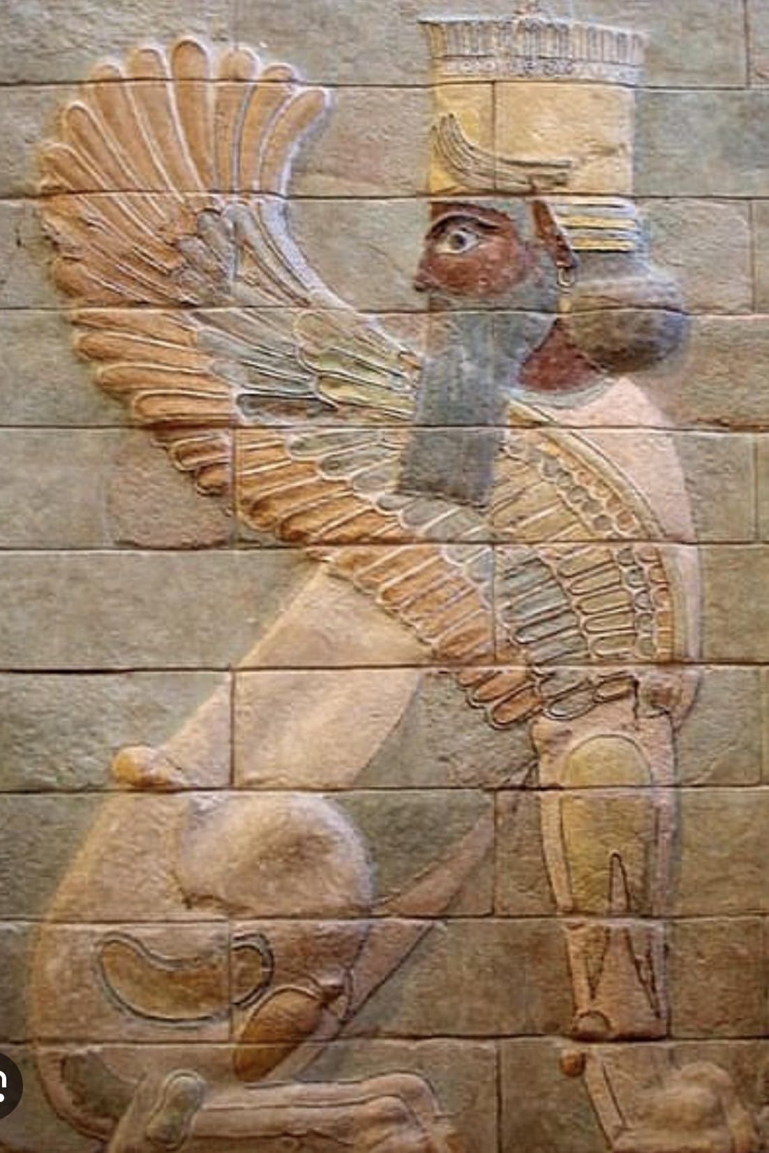 Sterling Silver Persian Iranian Wiged King Darius The Great